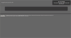 Desktop Screenshot of kugelrund-praxis.de